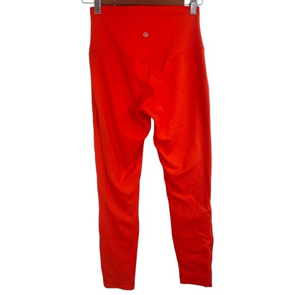 LULULEMON Align Nulu Leggings Orange Size 6 LW5CTCS‎ - Picture 3 of 6